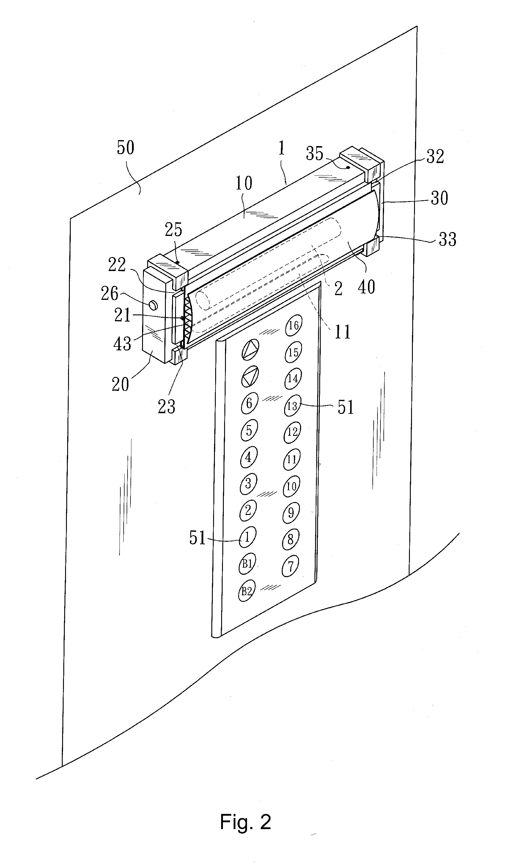 Germicidal device for elevator buttons