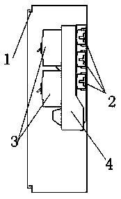 Ring network cabinet multi-breaker structure of urban 10KV distribution network