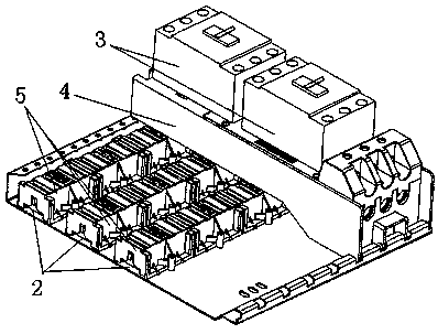 Ring network cabinet multi-breaker structure of urban 10KV distribution network