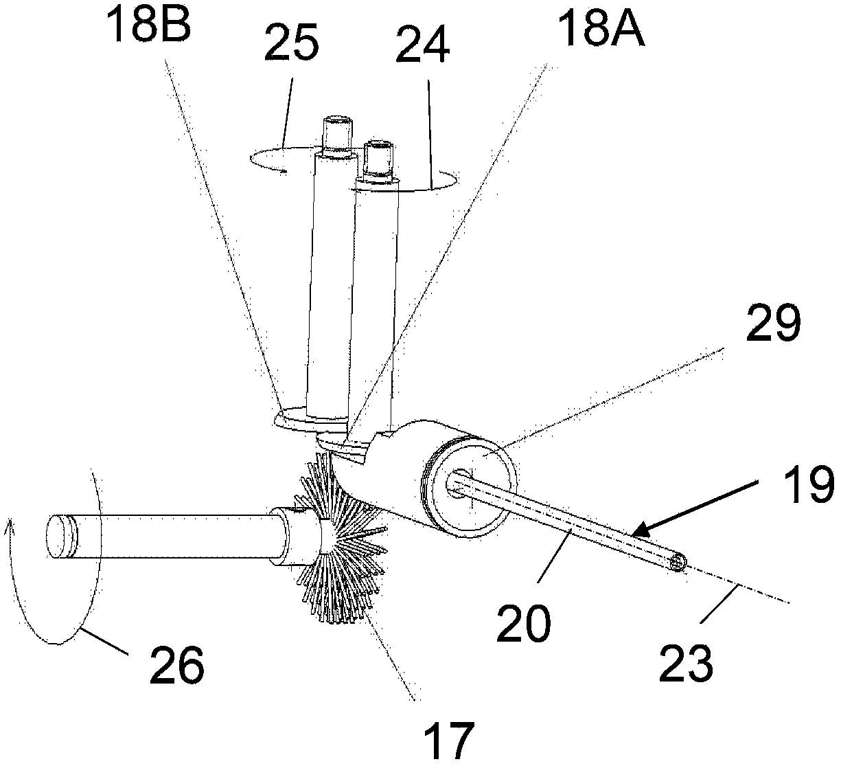 Method and device for removing a screen from a cable