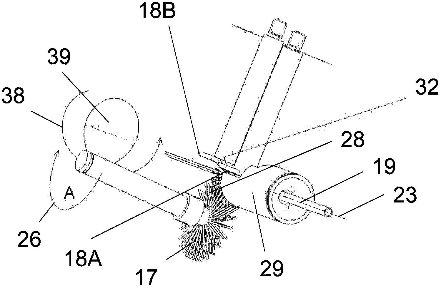 Method and device for removing a screen from a cable