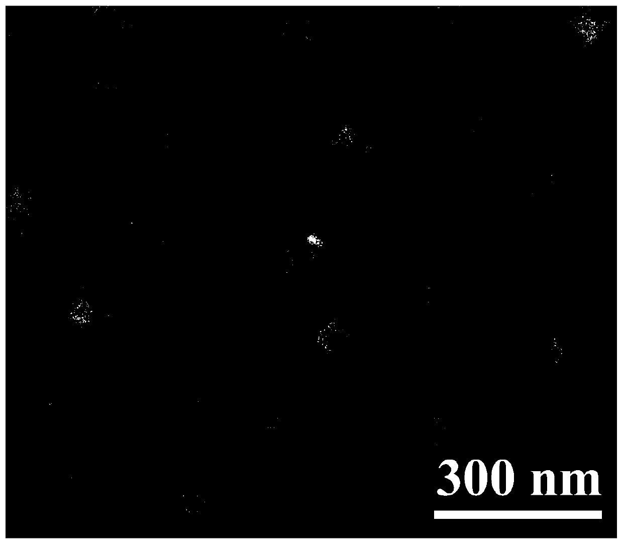 A method for preparing independently dispersed cobalt ferrite nanocolumns by pulsed laser deposition