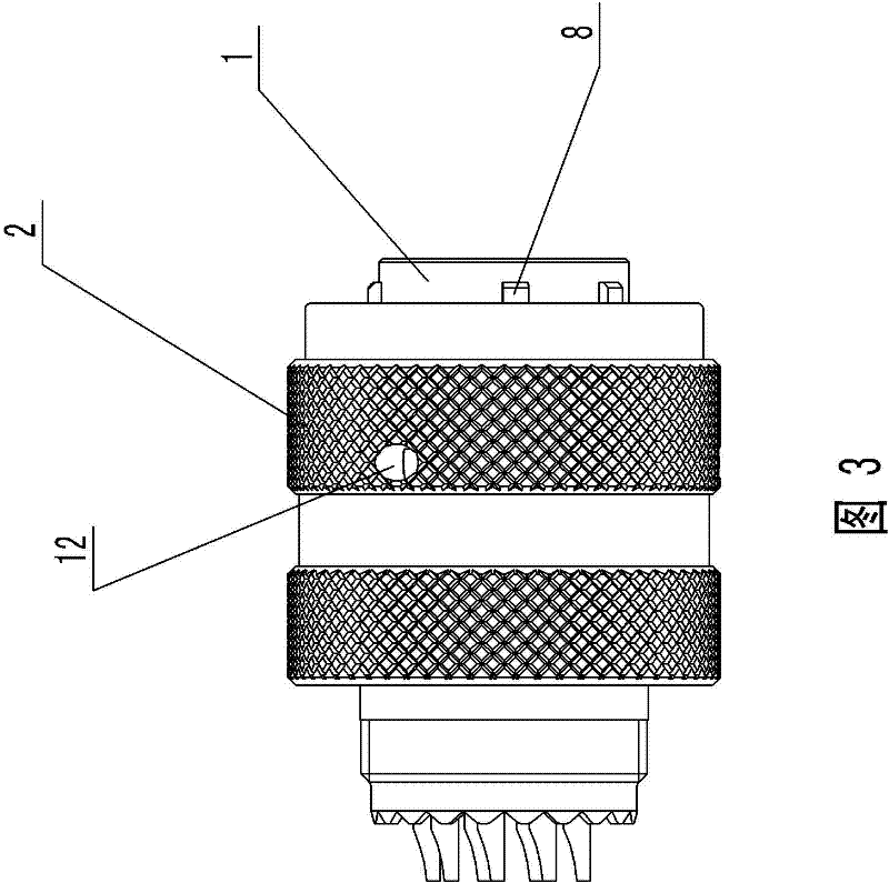 Locking and sealing electric connector