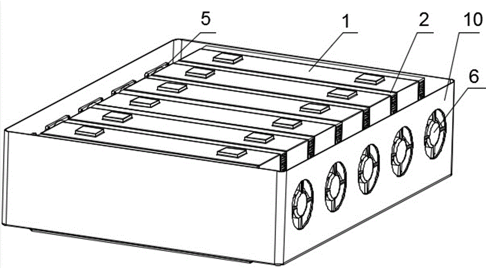 Temperature-control component as well as battery module and battery box