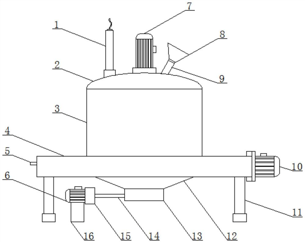 Automatic discharging centrifugal machine
