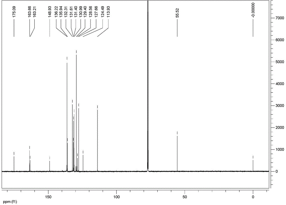 2-carbonyl-2-phenyl acetic acid p-methoxy-benzoyl hydrazone diphenyltin complex and preparing method and application thereof