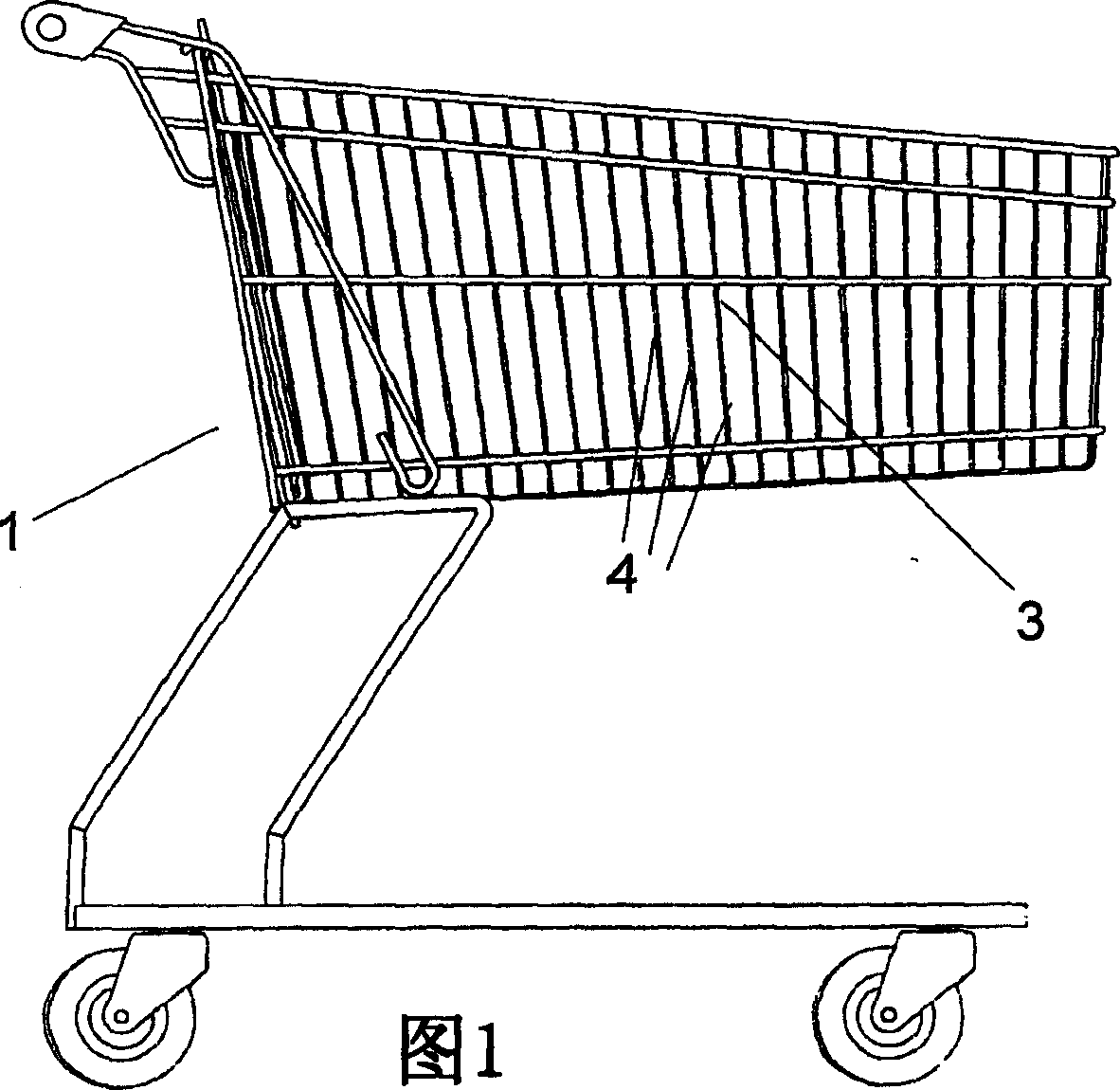 Shopping cart or transport container