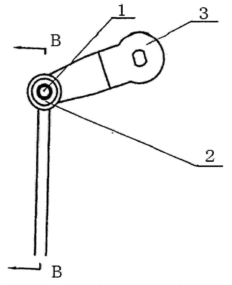 Vehicle gear shifting inhaul cable connector and gear shifting rotary arm assembling structure
