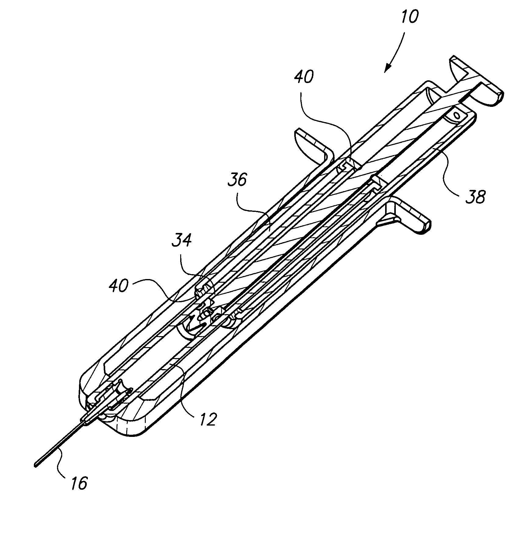 Small volume syringe with writing portion