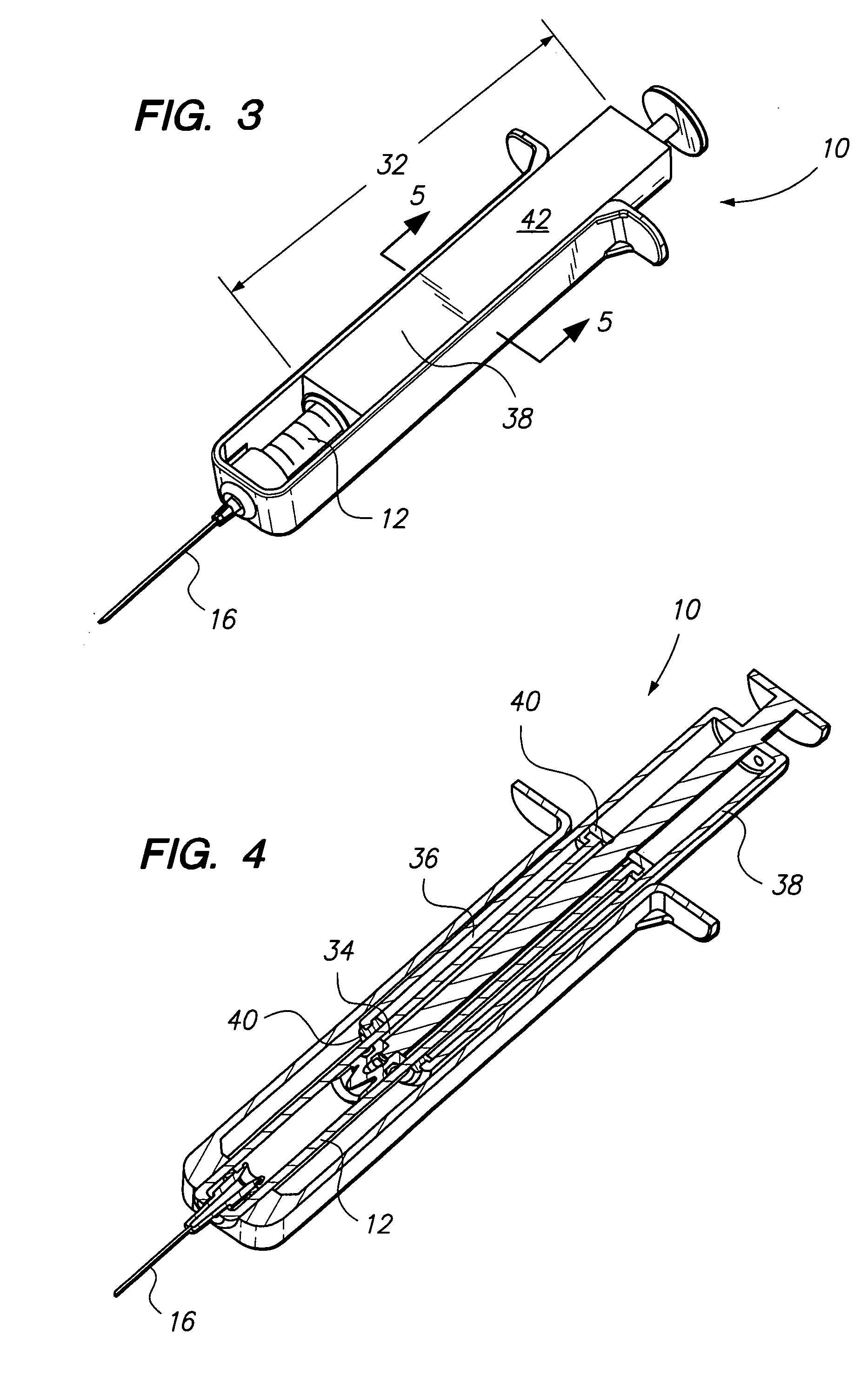 Small volume syringe with writing portion