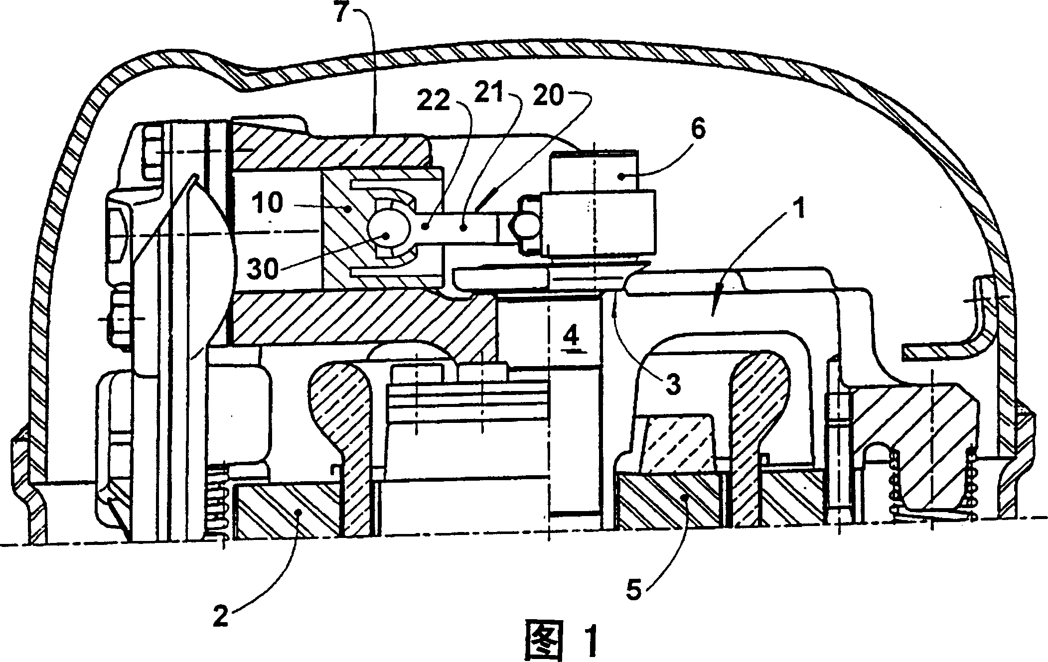 Connecting rod-piston mounting arrangement for reciprocating compressor of small refrigeration systems