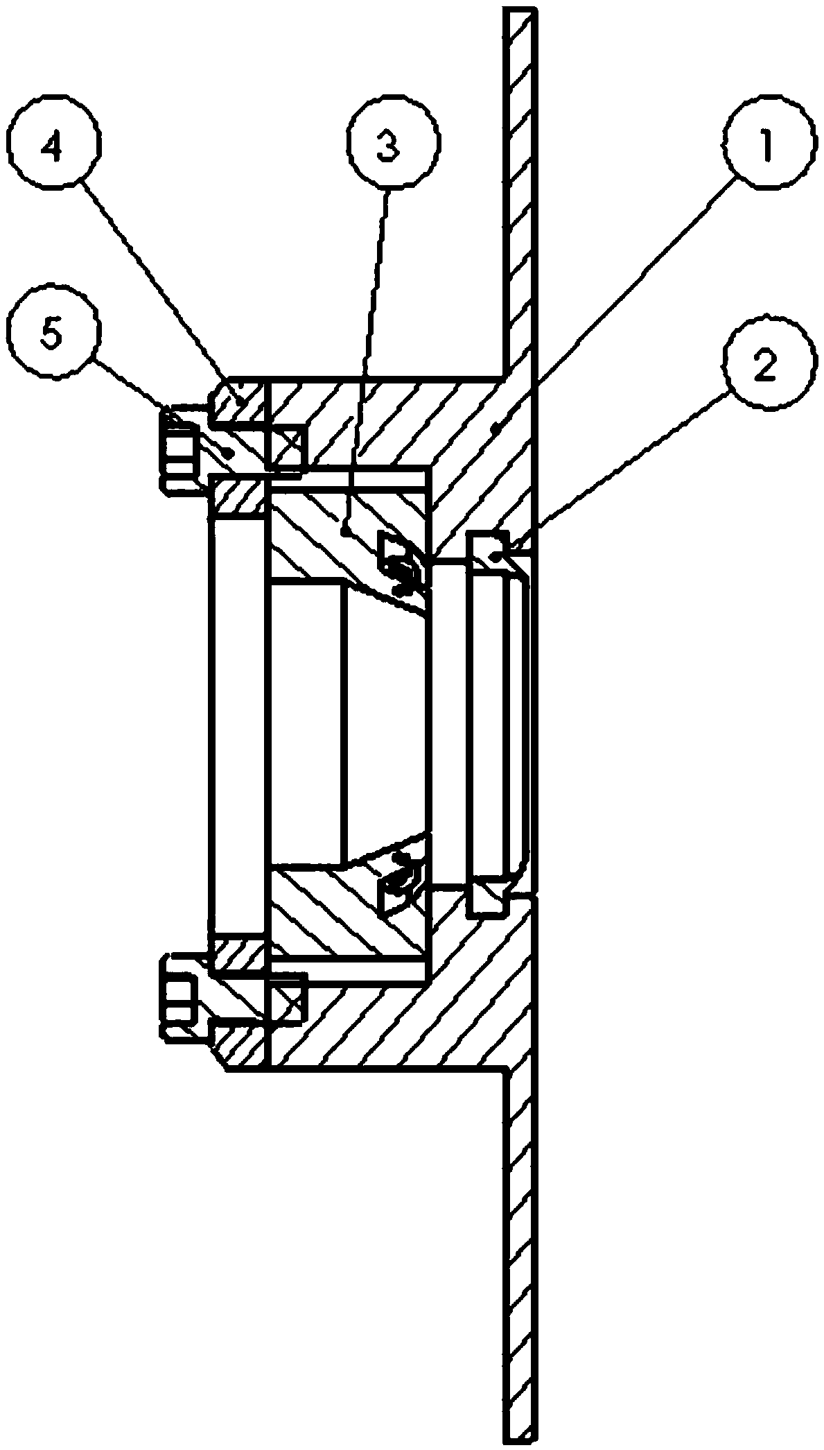Novel oil scraping device for natural gas compressor