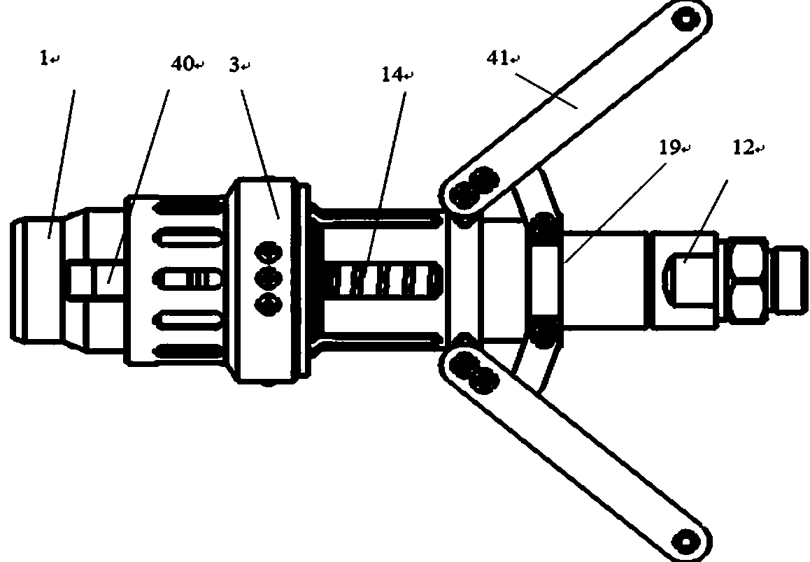 A vacuum antifreeze filling gun