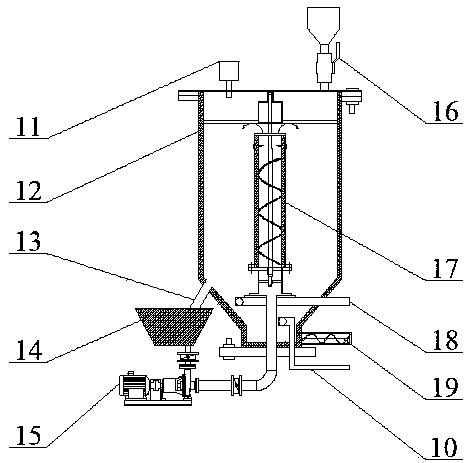 In-situ sludge recycling system device