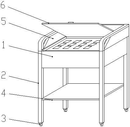 Blood vessel clip counting storage device