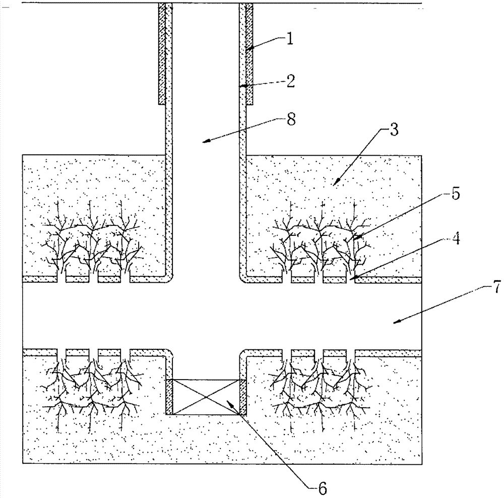 Well completion method for reinforcing hydrothermal type geothermal system