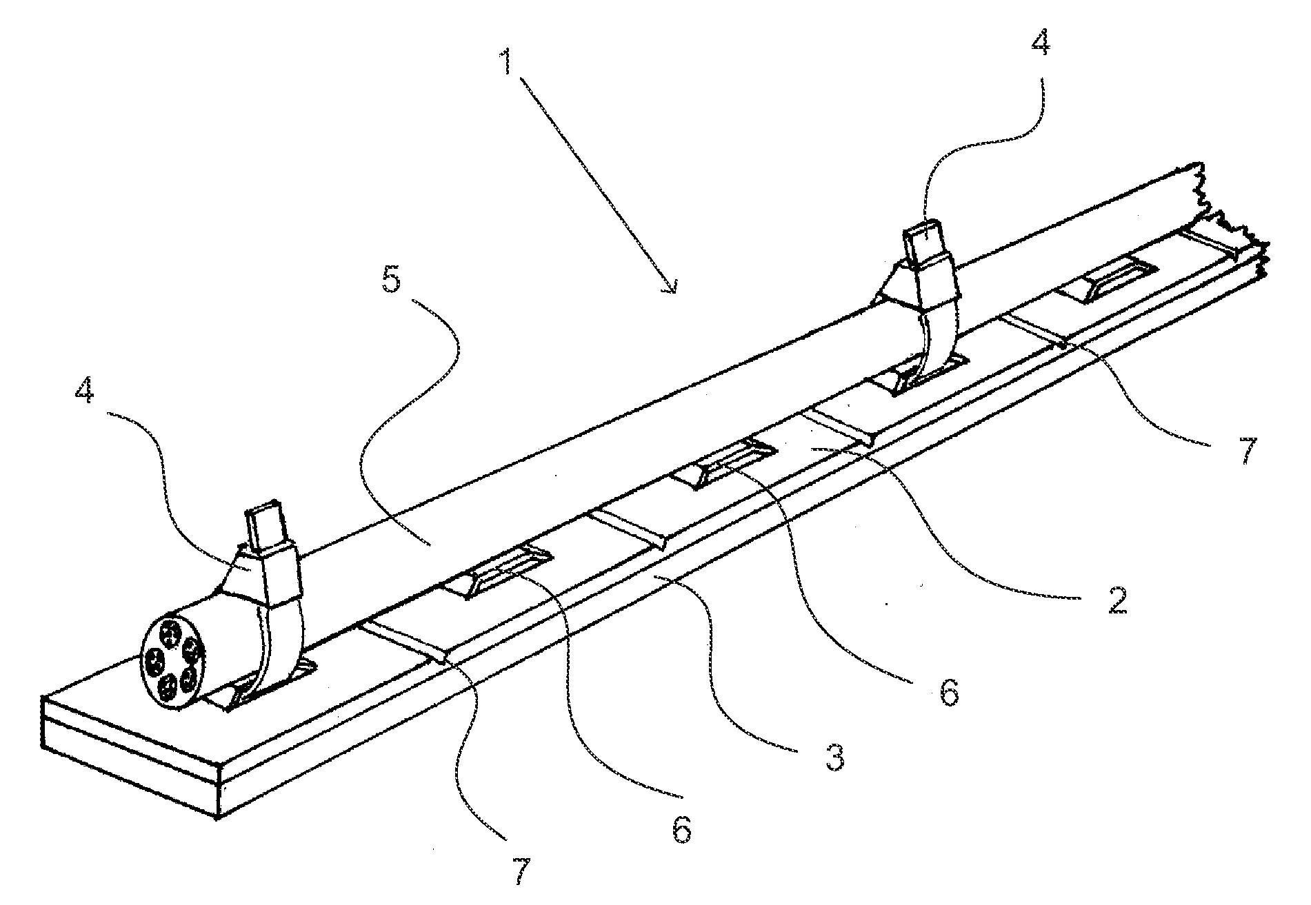 Cable fastening device