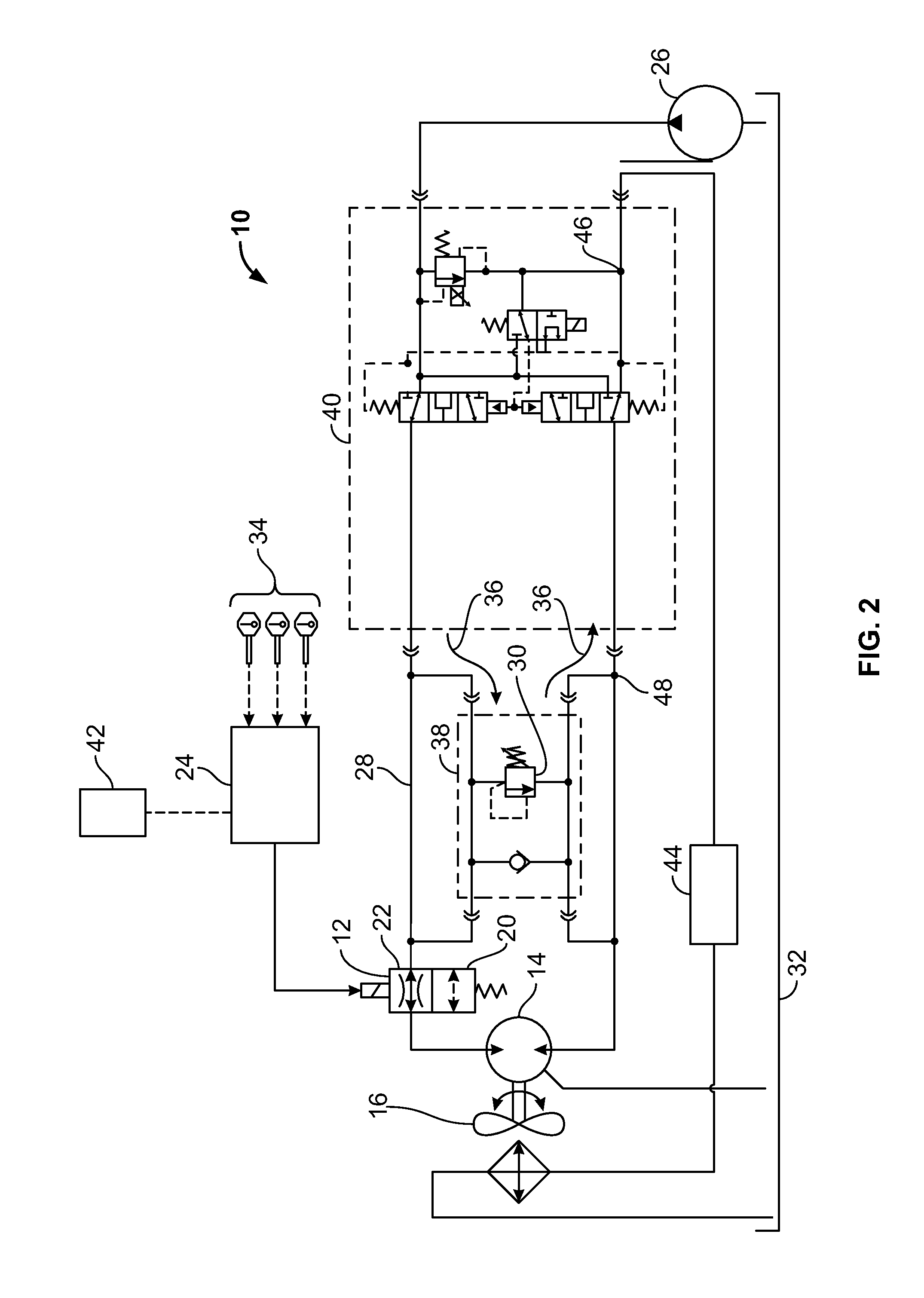 Work vehicle fluid heating system