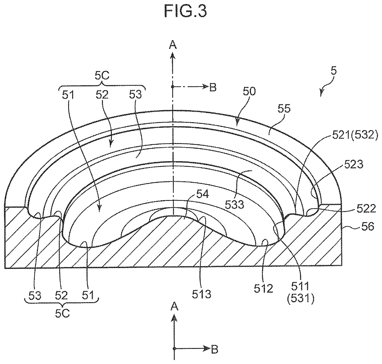 Combustion chamber structure of engine