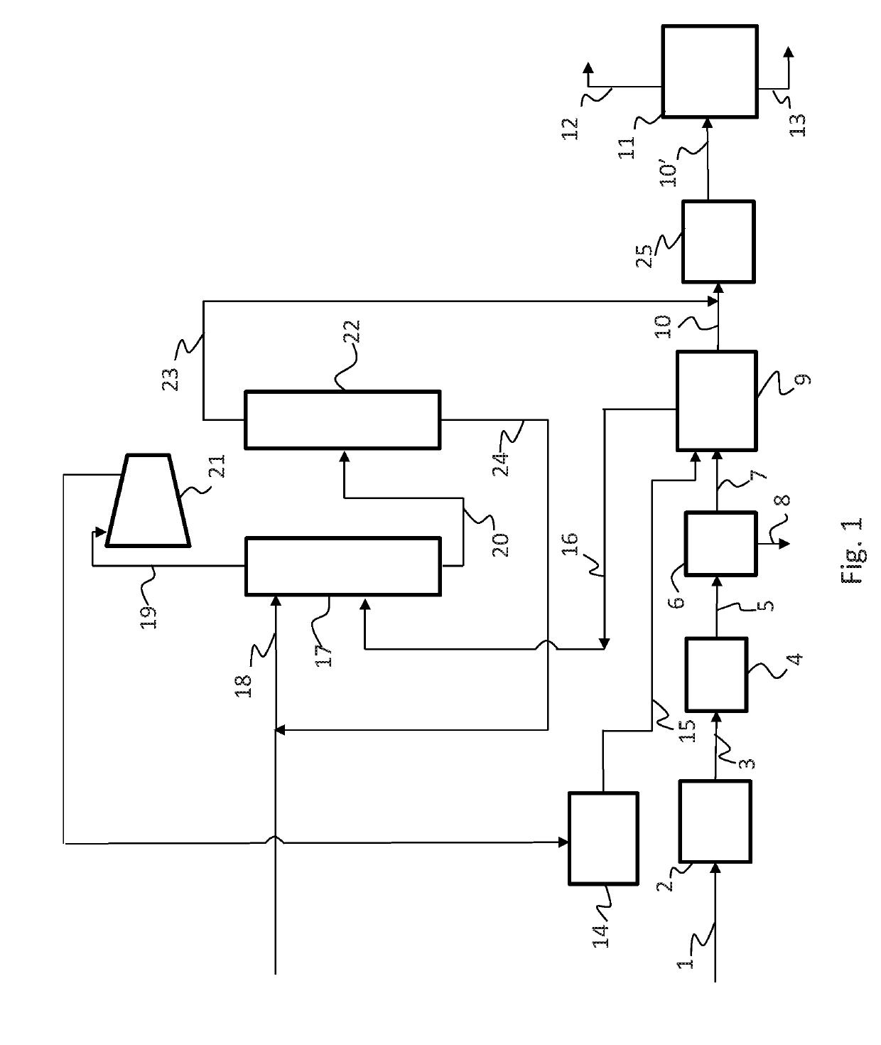 Process for recovering alcohols in a fermenter