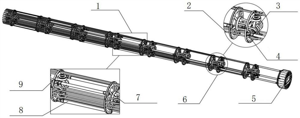 A motion data processing method of a rope-driven serpentine manipulator with a rope-hole gap