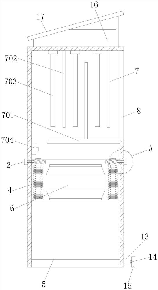 A high-efficiency ventilation structure for steel structure workshop