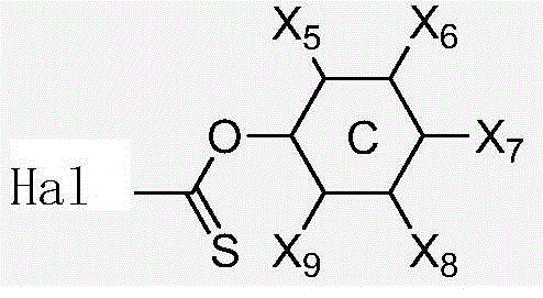Preparation method of CF2O-contained monomer liquid crystal compound