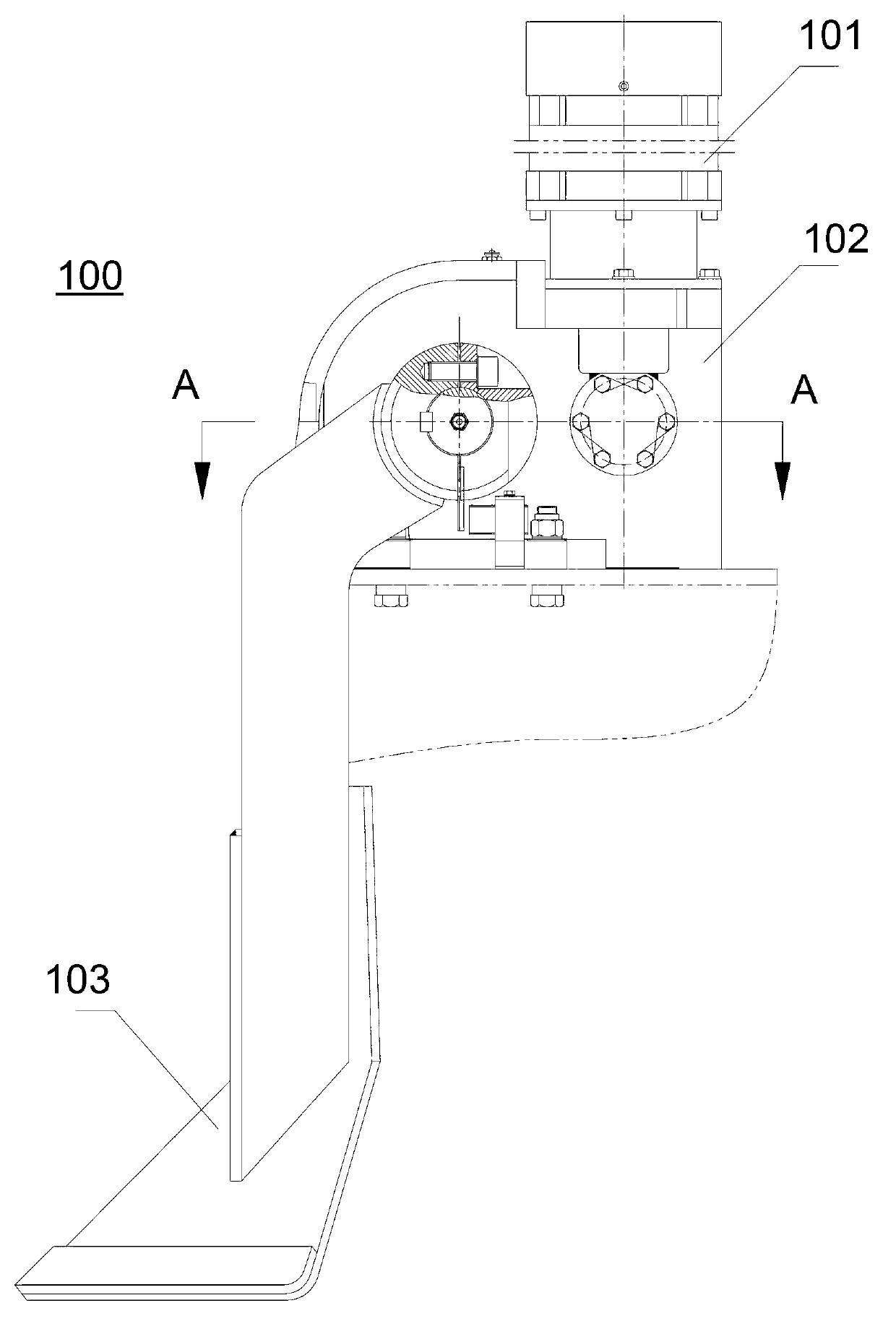 Electric guide plate and torque protection device thereof