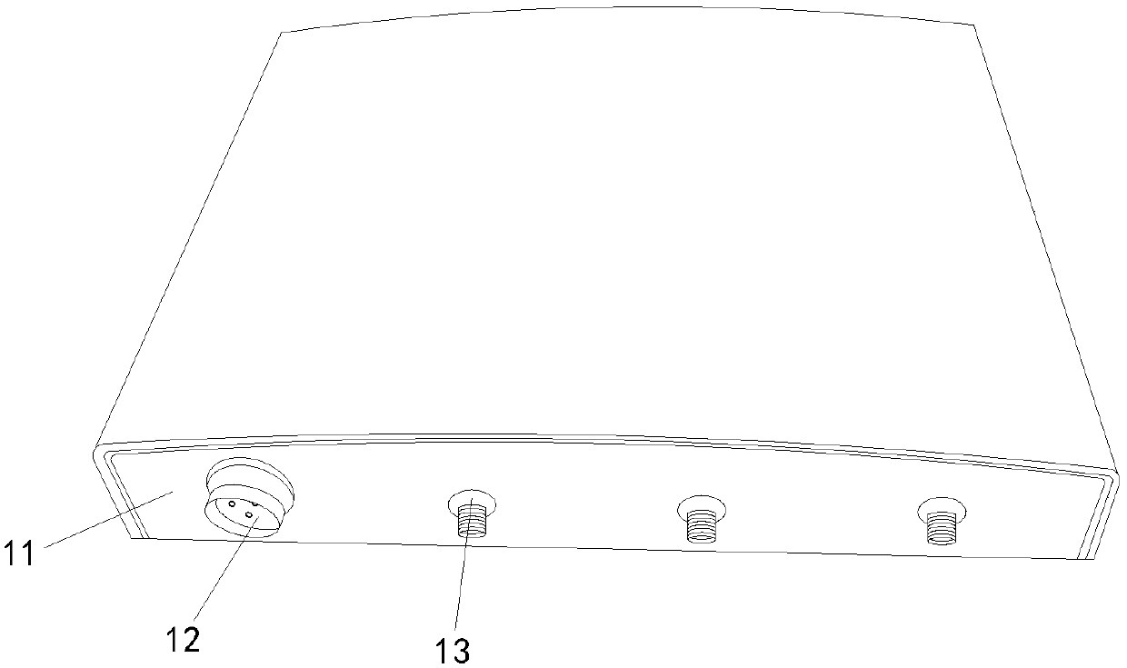 Installation structure of vehicle-mounted communication device