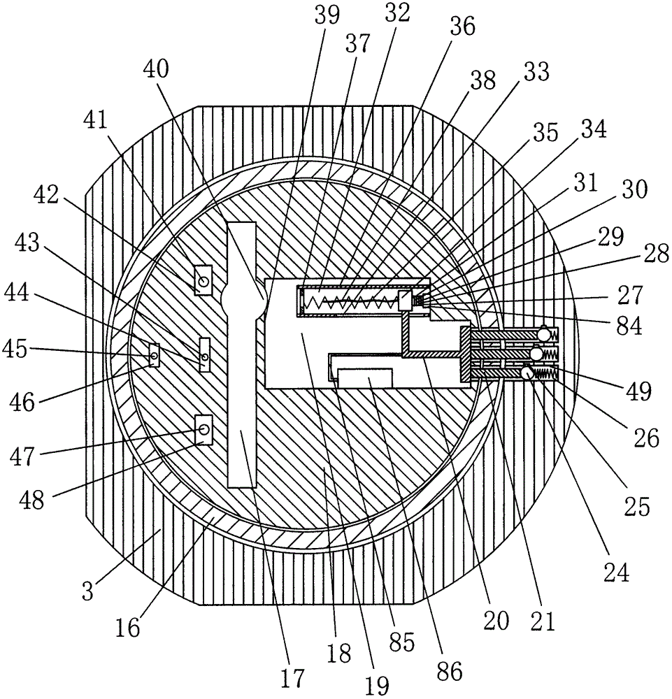 Ice ball lock system capable of achieving automatic alarm