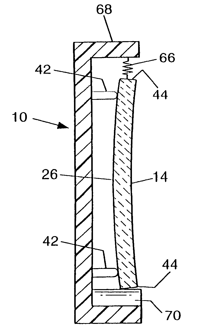 Structure for controlled shock and vibration of electrical interconnects