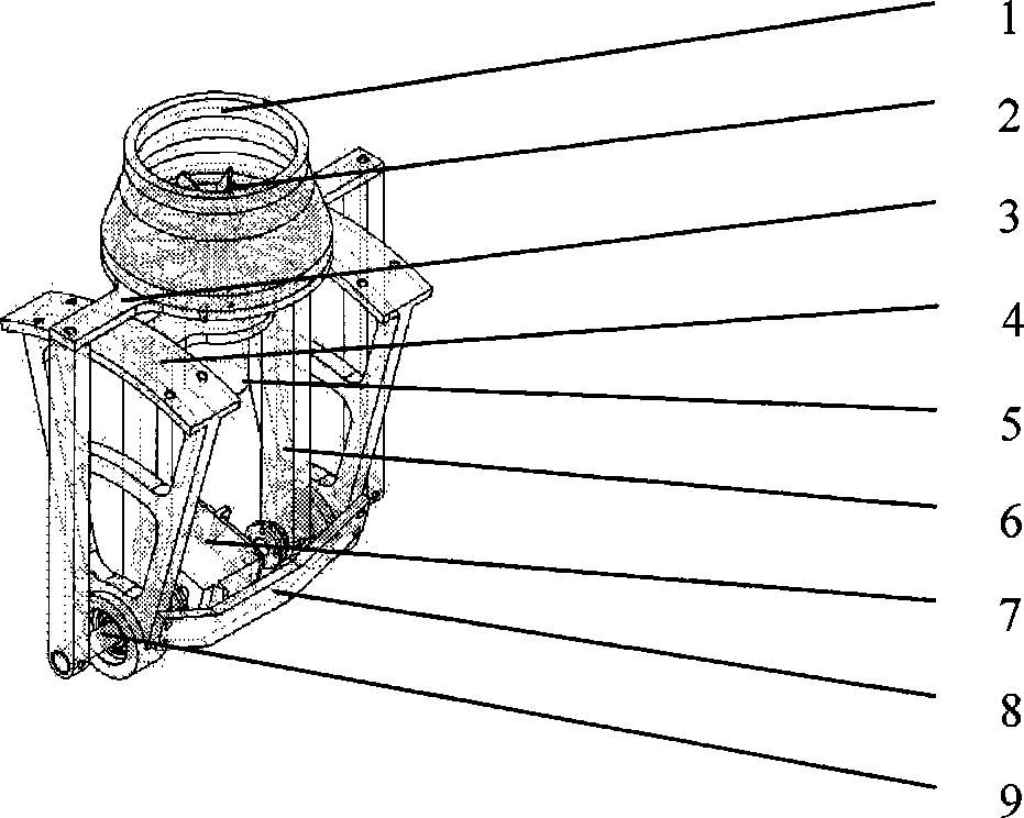 Underwater robot draining propelling device