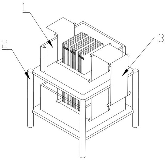 Corrosion hole forming device for high-voltage aluminum electrolysis electronic aluminum foil