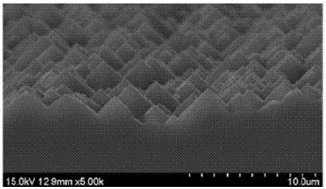 Texturing method of diamond wire slice polycrystalline black silicon