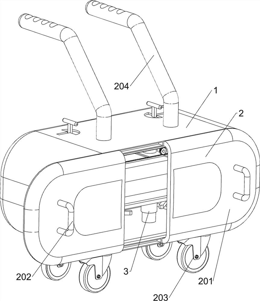 New energy vehicle battery placing device