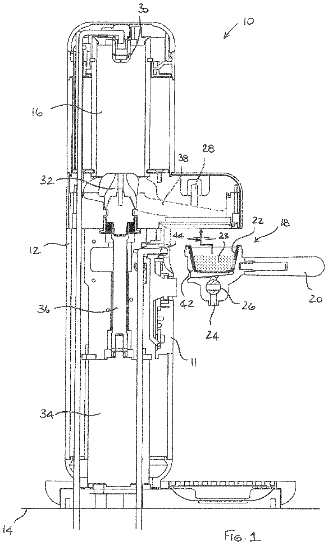 A method and apparatus for producing a beverage