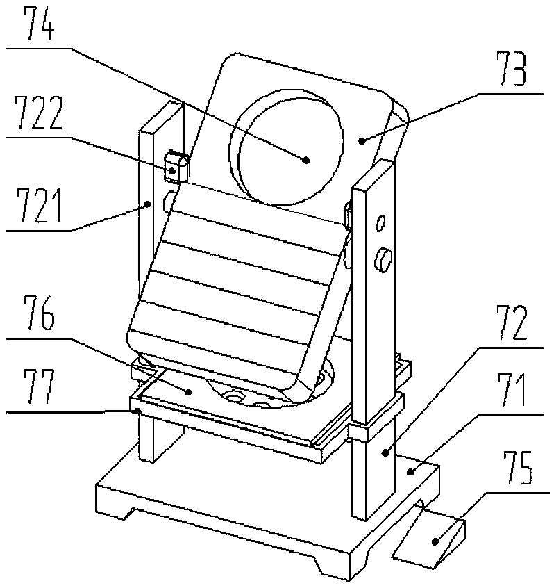 Adhesive flow testing device and testing method