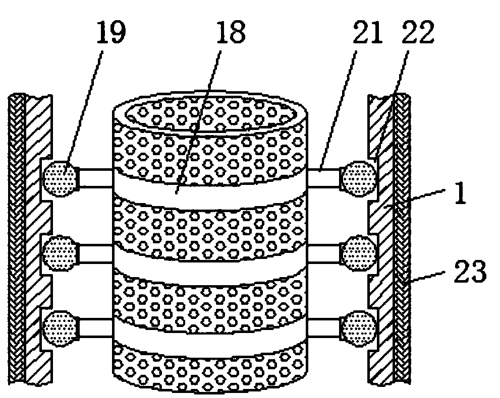 Dehydrating and drying device for vegetable processing