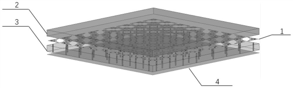 Hybrid-mechanism electromagnetic metasurfaces for wide bandwidth angular rcs reduction