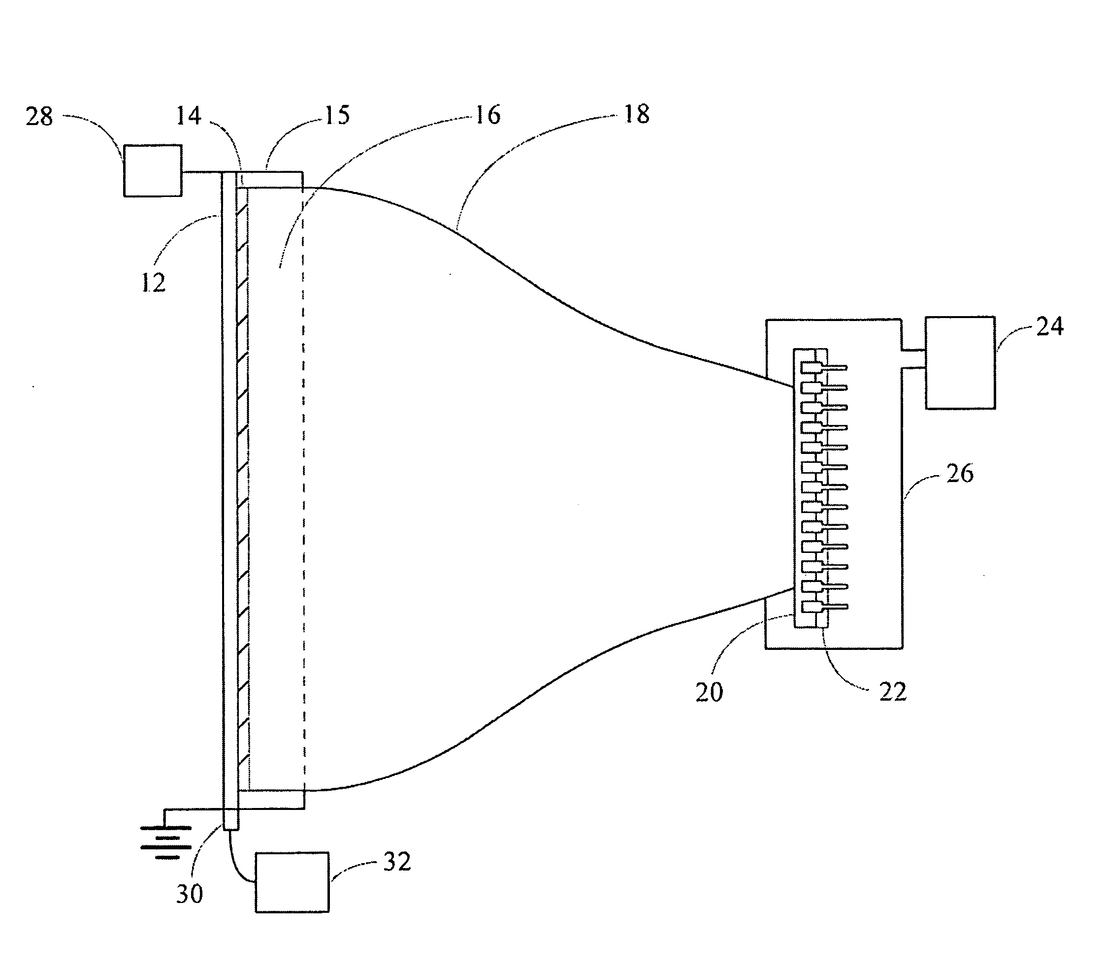 X-ray window and resistive heater