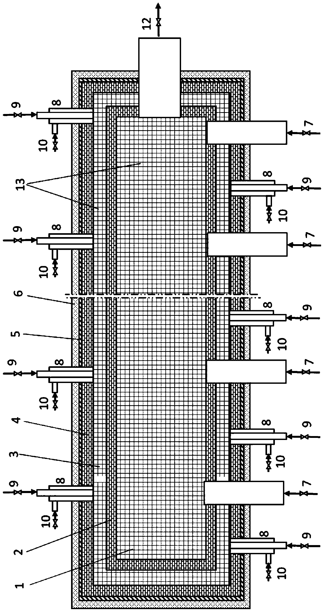 Method and device for delivering coke oven crude gas at high temperature