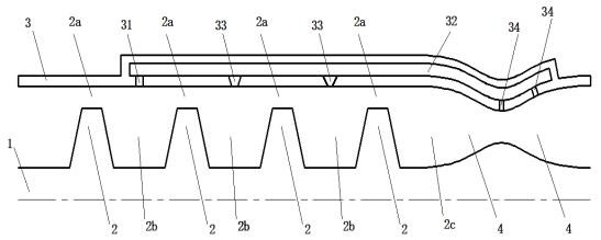 A grate tooth sealing device for reducing gap leakage flow