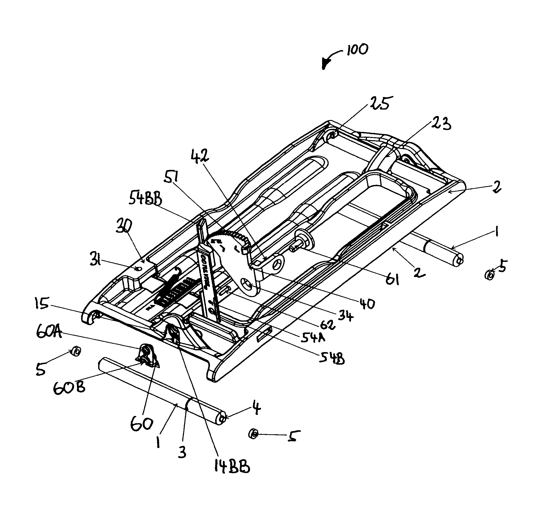 Rolling plate assembly attachment for portable power cutting tools including an improved structural design and manufactured out of improved materials, an improved wheel configuration, and an adjustable bevel gear and a cutting guide