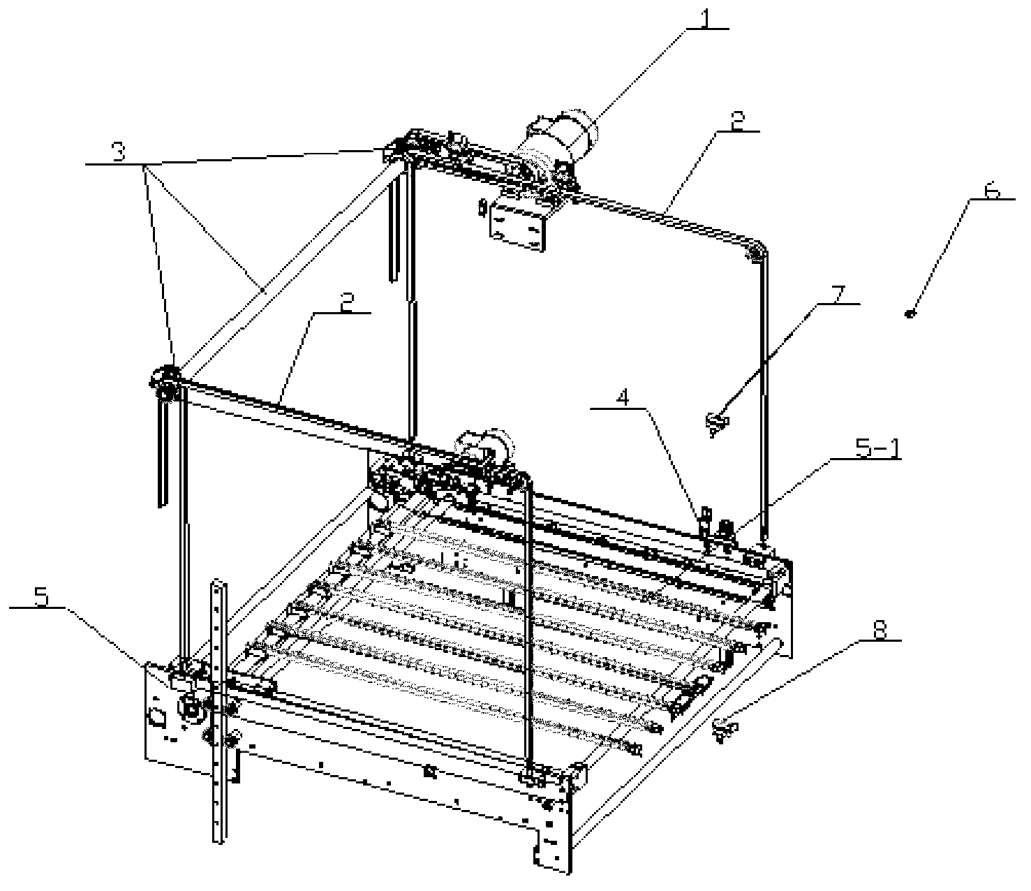 Auxiliary paper collecting and lifting device and working method for same