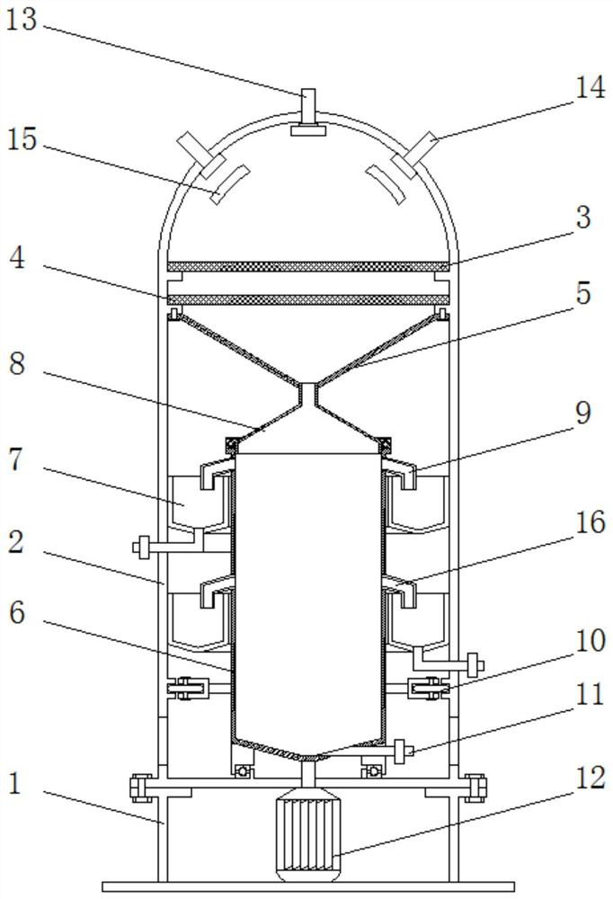 Emulsion temporary storage device for emulsion filling