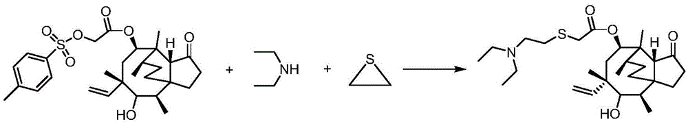 One-pot method for synthesizing tiamulin