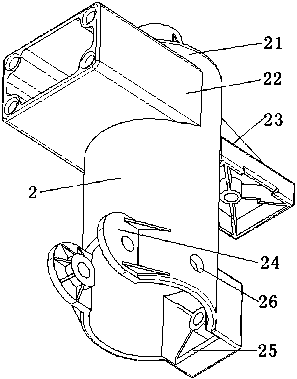 Fixed-sealing pole column