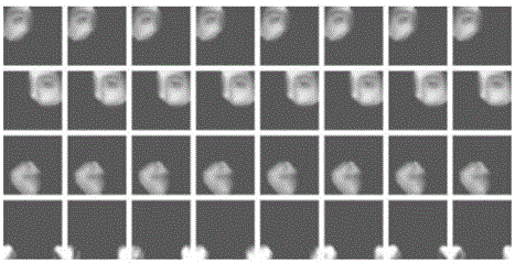 Smiling face synthesis method based on segment-type sparse component analysis model