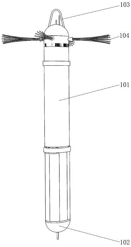 All-sea-depth turbulent mixing matrix profile observation system based on MEMS technology