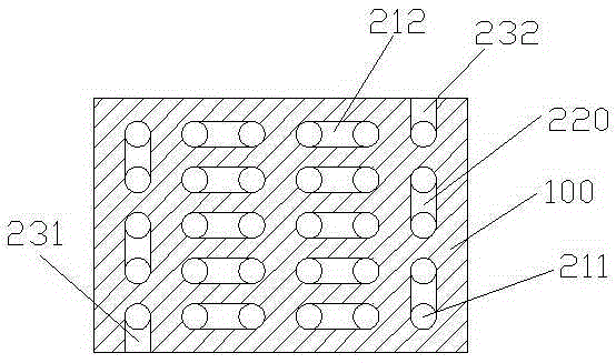 Integrated heater of core-making fluid